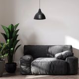 VISEČA SVETILKA RABALUX WILBOUR E24 60W D36 ČRNA