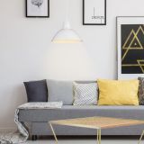 VISEČA SVETILKA RABALUX WILBOUR E27 60W D36 BELA