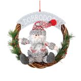 VENČEK GLOSSTYLE VISEČI FI 33 CM SNEŽAK ALI BOŽIČEK