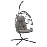 VRTNA GUGALNICA VISEČI STOL SIMPLE POLNO ZLOŽLJIV SISTEM