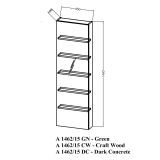 VISOKA OMARICA KOLPA SAN A 1462/15 CW ALEXIS Z OGLEDALNIMI VRATI