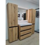 VISOKA OMARICA KOLPA SAN HARMONY H 1892/300 LG Z VRATI SVETLO SIVI