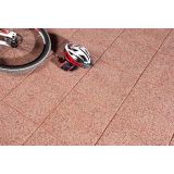 BETONSKA PLOŠČA ZOBEC VISTA 40X40X3.8 CM RDEČA