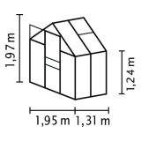 VITAVIA VENUS  2500 HKP 6MM, ČRNA