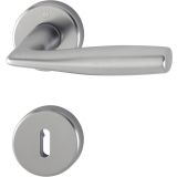 ALU KLJUKA ZA VRATA HOPPE VITORIA Z ROZETO KLJUČ F9