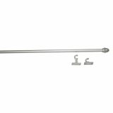 VITRAŽNA PALICA HUNGARIA KARNIS COFFEEHOUSE-ROD 135 CM CHROME-MATT