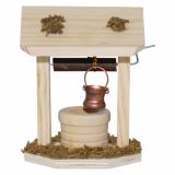 JASLICE EUROMARCHI VODNJAK LESENI 9X12 CM NARAVNE SVETLE BARVE