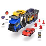 VOZILA DICKIE TOVORNJAK S PRIKOLICO ZA PREVOZ AVTOMOBILOV 30 CM