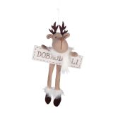 VRATNA DEKORACIJA GLOSSTYLE VISEČA FIGURA 13 CM ANGEL/BOŽIČEK/JELEN Z NA.