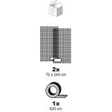 SCHELLENBERG ZAŠČITNA ZAVESA PROTI INSEKTOM ZA VRATA 140X240 CM BELA