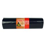 VREČKE ZA SMETI ALUFIX PROFI ČRNE 280 L 5/1 115X135 CM