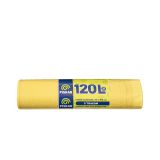 VREČKE ZA SMETI PISKAR 120 L S TRAKOM V ROLI 10/1 75X100 CM