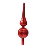 VRH ZA JELKO DECORIS RDEČA VIŠINA 31 CM VZOREC, SORTIRANO