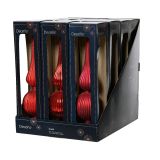 VRH ZA JELKO DECORIS RDEČA VIŠINA 31 CM VZOREC, SORTIRANO