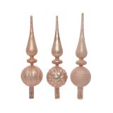 VRH ZA JELKO DECORIS ROZA BARVE VIŠINE 31 CM SORT