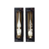 VRH ZA JELKO DECORIS ŠPICA BELA/SREBRNA 31 CM SORTIRANO