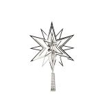 OKRASEK ZA JELKO R+W VRH ZA JELKO ZVEZDA SREBRNA