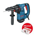 VRTALNO KLADIVO SDS-PLUS GBH 3 DF
+ 9-DELNI KOMPLET ROČNEGA ORODJA 'WIHA'