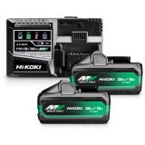 VRTALNO KLADIVO AKUMUL. HIKOKI 130DH3628DCWRZ KOVČEK HSC, 2X 5.0/2.5 AH