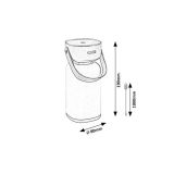 VRTNA LED SVETILKA RABALUX FUNES LED NAMIZNA 3W MODRA IP44