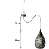 VRTNE LUČKE LUMINEO SOLARNA VISEČA LUČ SORTIRANO 22X13 CM