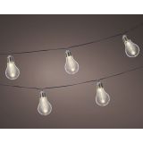 VRTNE LUČKE LUMINEO SOLARNE LUČI NA NIZU 450 CM, PVC, PROZORNE