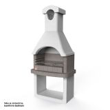 VRTNI KAMIN SAROM COLUMBIA BETONSKI