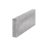 BETONSKI ROBNIK SEMMELROCK VRTNI ROBNIK POLKROŽNI 75/5/25 CM, SIVA