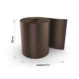 VRTNI TRAK 2PR-TERRA BROWN IZ PP MATERIALA H=15CM D=1.2MM L=9M