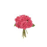 UMETNO CVETJE EVERGREENS VRTNICA V ŠOPKU DIAMOND ROZA