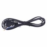 VRVICA EMOS 2X0.75 H03VVH2-F PVC 3M PLOŠČAT VTIKAČ ČRNA