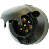 VTIČNICA 7 POL 12V PVC S STIKALOM ZA MEGLENKO