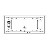 WELLNESS KAD MASAŽNA KOLPA SAN ELEKTRA 190/90 VODA,ZRAK Z OBLOGO +MIKROŠOBE