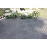 WPC DESKA ZA TERASO BAMBUSWPC KLIK PLOŠČA RJAVA 300X300X22 MM