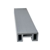 WPC SISTEM OGRAJA BAMBUSWPC U-PROFIL SVETLO SIVA 4000X90X40 MM