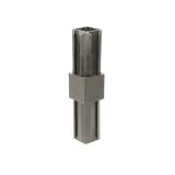 VEZNI ELEMENT ALBERTS XD CEVNI 20X20MM RAVNI ČRNI
