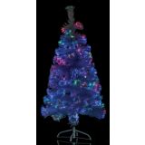 NOVOLETNA JELKA MQ Z OPTIČNIMI VLAKNI 90 CM ZELENA