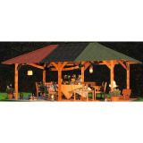 ZA VODOTESNOST STREHE KARIBU STREŠNIKI KLASIČEN ZELEN 34X6X100