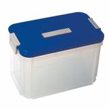 ŠKATLA/ZABOJ CURVER ZABOJ 14 L MODER POKROV 37X22X25.5 CM