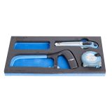 GARNITURA ORODJA UNIOR ŽAGA+METER+NOŽ ZA LEPENKO ART. 964/24SOS