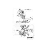 ZAJERALNA ŽAGA S POTEZNO FUNKCIJO METABO KGS 305 M