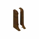 ZAKLJUČEK/ROZETA FN KONČNI ELEMENT OREH 2 KOS ZA PVC LETEV