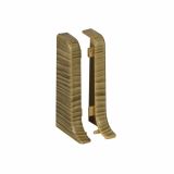 ZAKLJUČEK/ROZETA FN KONČNI ELEMENT SNEŽNI BOR 2 KOS ZA PVC LETEV