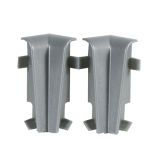 ZAKLJUČNA TALNA LETEV FN NOTRANJI KOT SREBRN 17X59 2 KOS