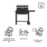 ŽAR NA OGLJE NATERIAL NATERIAL CENTA VZ. 1 REŠETKA