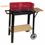 ŽAR NA OGLJE BIVA 50X26 CM NA KOLEŠČKIH G11943