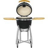 ŽAR NA OGLJE BIVA KERAMIČNI ŽAR 45 CM ČRN