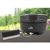 ŽAR NA OGLJE CATTARA KEG NAMIZNI Z VENTILATORJEM