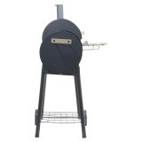 ŽAR NA OGLJE CATTARA SMOKIE 100X55X113 CM S PREKAJEVALNICO