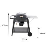 ŽAR NA OGLJE NATERIAL PHOENIX GAMMA Z MIZICAMI IN VOZIČKOM